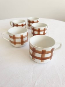 Vintage coffee cups