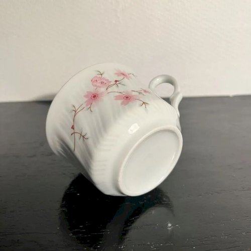 Tasses à thé décor floral