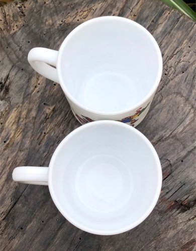 Tasses Arcopal vintage motifs clowns