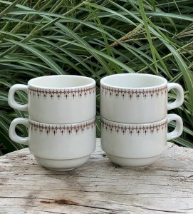 Tasses bistrot vintage Grindley