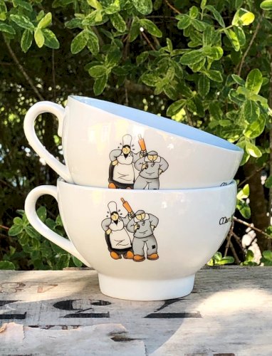 Tasses Mam’ Goudig en porcelaine