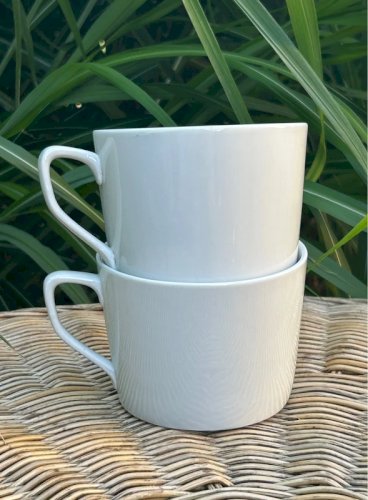 Tasses rétro vintage Toi et Moi en porcelaine Italienne