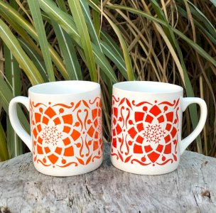 Tasses rétro vintage