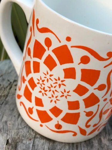 Tasses rétro vintage