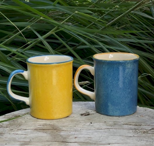 Tasses vintage motifs fruits