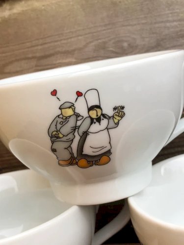 Tasses/bolées en porcelaine Mam Goudig