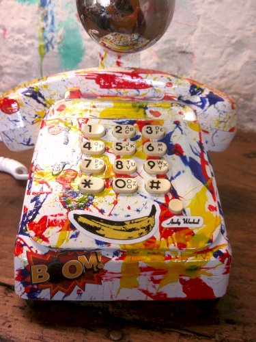 Téléphone a touche lampe customisé