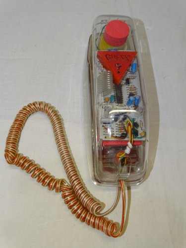 -TELEPHONE VINTAGE BOITIER TRANSPARENT GUESS des années 1980/90  COLLECTION    D