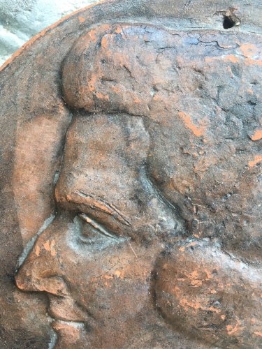 Terre Cuite Joseph Andrau sculpture Toulouse Portrait Femme Art DECO 1949