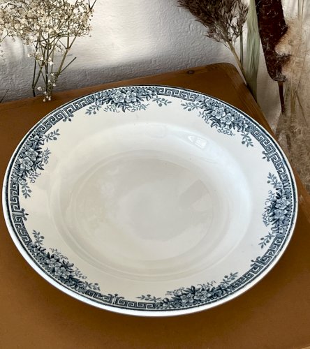Terre de Fer - 3 assiettes creuses Lucy - 22,5 cm - Saint Amand