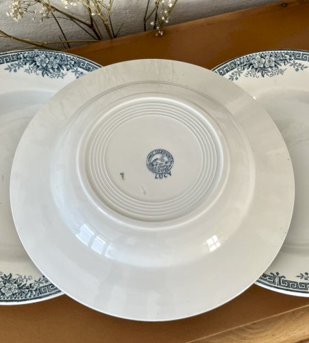 Terre de Fer - 3 assiettes creuses Lucy - 22,5 cm - Saint Amand