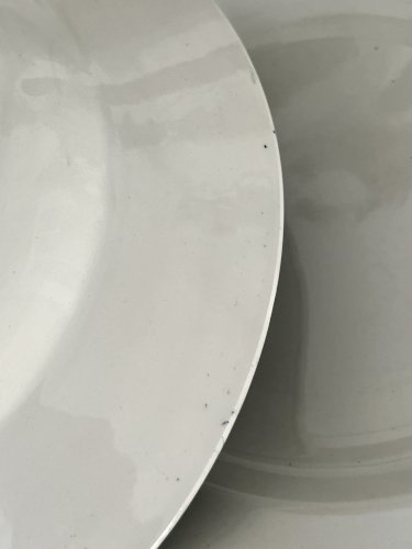 Terre de Fer - 3 assiettes creuses Lucy - 22,5 cm - Saint Amand