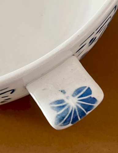 Terre de Fer - Plat de service ou soupière Baudin - Badonviller 