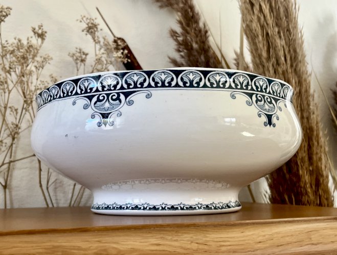 Terre de Fer - Saladier Andrinople - 25,5 cm - Saint Amand & Hamage 