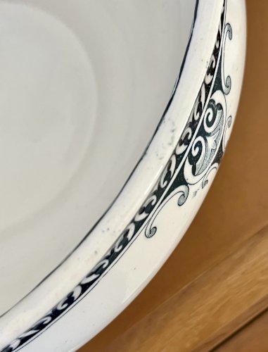 Terre de Fer - Saladier Andrinople - 25,5 cm - Saint Amand & Hamage 