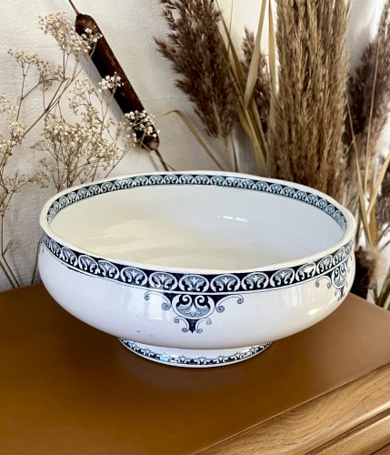 Terre de Fer - Saladier Andrinople - 25,5 cm - Saint Amand & Hamage 