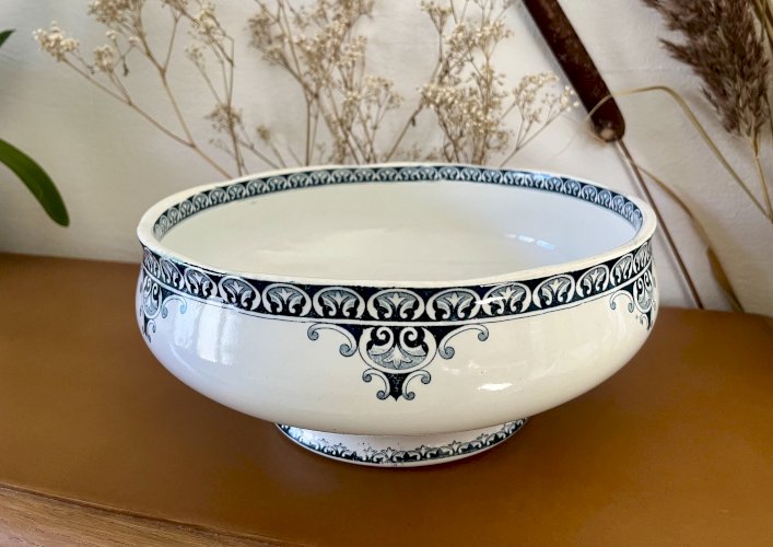 Terre de Fer - Saladier Andrinople - 25,5 cm - Saint Amand & Hamage 