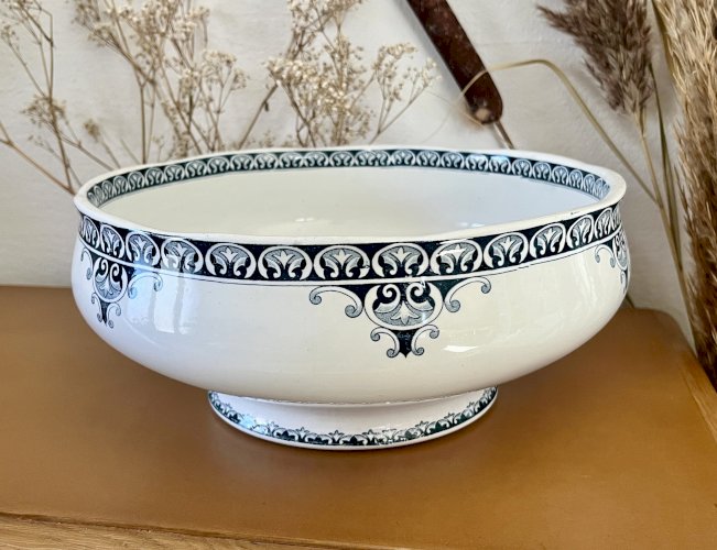 Terre de Fer - Saladier Andrinople - 25,5 cm - Saint Amand & Hamage 