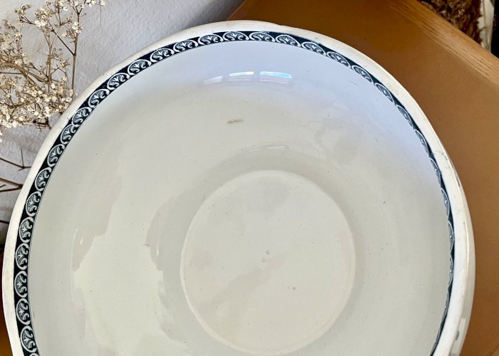 Terre de Fer - Saladier Andrinople - 25,5 cm - Saint Amand & Hamage 