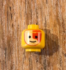 Vintage Lego figurine head
