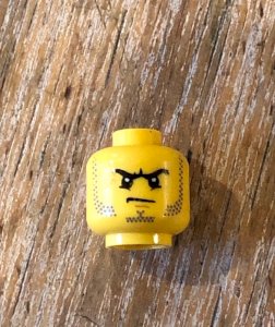 Lego figurine head