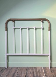 Tête de lit en métal Asper Couleur blanc/laiton LA REDOUTE INTERIEURS