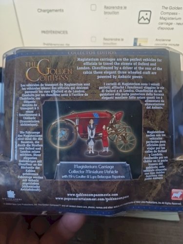 The Golden Compass - Magisterium carriage - neuf d'epoque