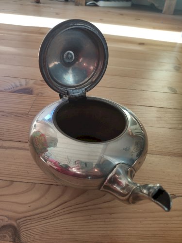 Théière Boule Ancienne James Dixon et Sons - Sheffield XIXe