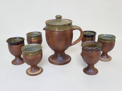 Teapot / coffee maker / cups P. Digan (1941-2016) & J. Stedman (1945-1987)