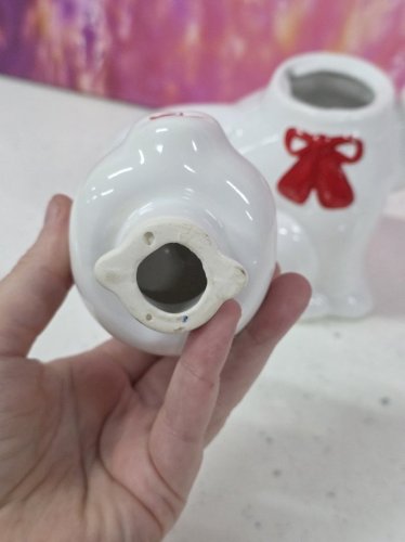 théière chat porcelaine vintage originale