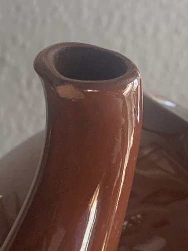 Théière en faïence fine Carmélite Sarreguemines XIXe