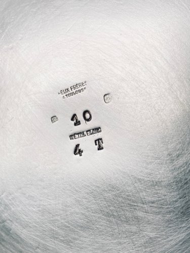 Théière en métal blanc, Felix Frères, Toulouse