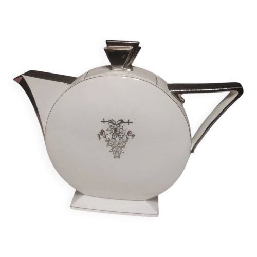 Théière en porcelaine Victoria tchèque art déco