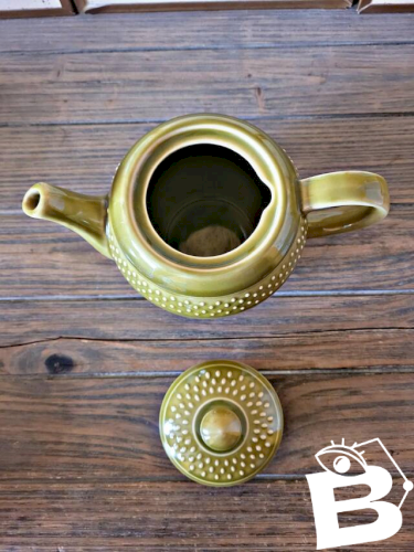 Théière Geneviève Lethu Grain de Riz couleur verte