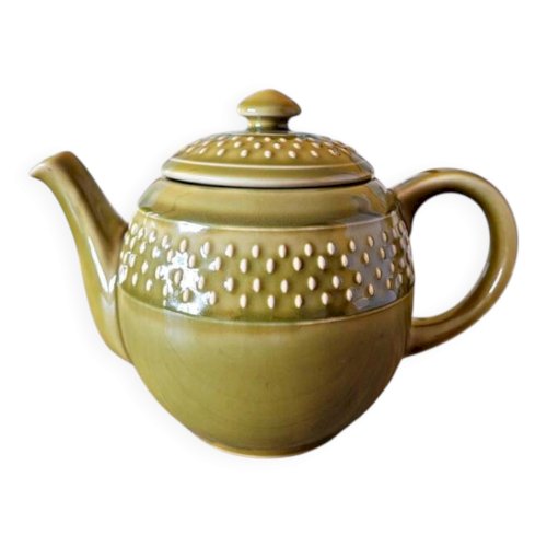 Théière Geneviève Lethu Grain de Riz couleur verte