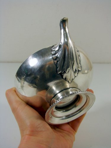 Théière Métal Argenté Christofle pour le Jockey Club de Paris 1869 Poinçons