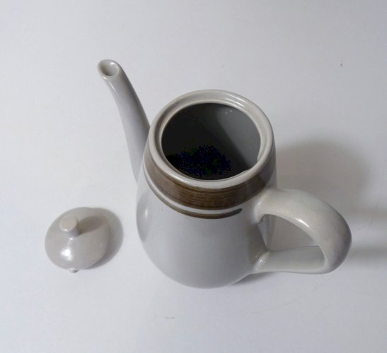 théière vintage en grès Longchamp