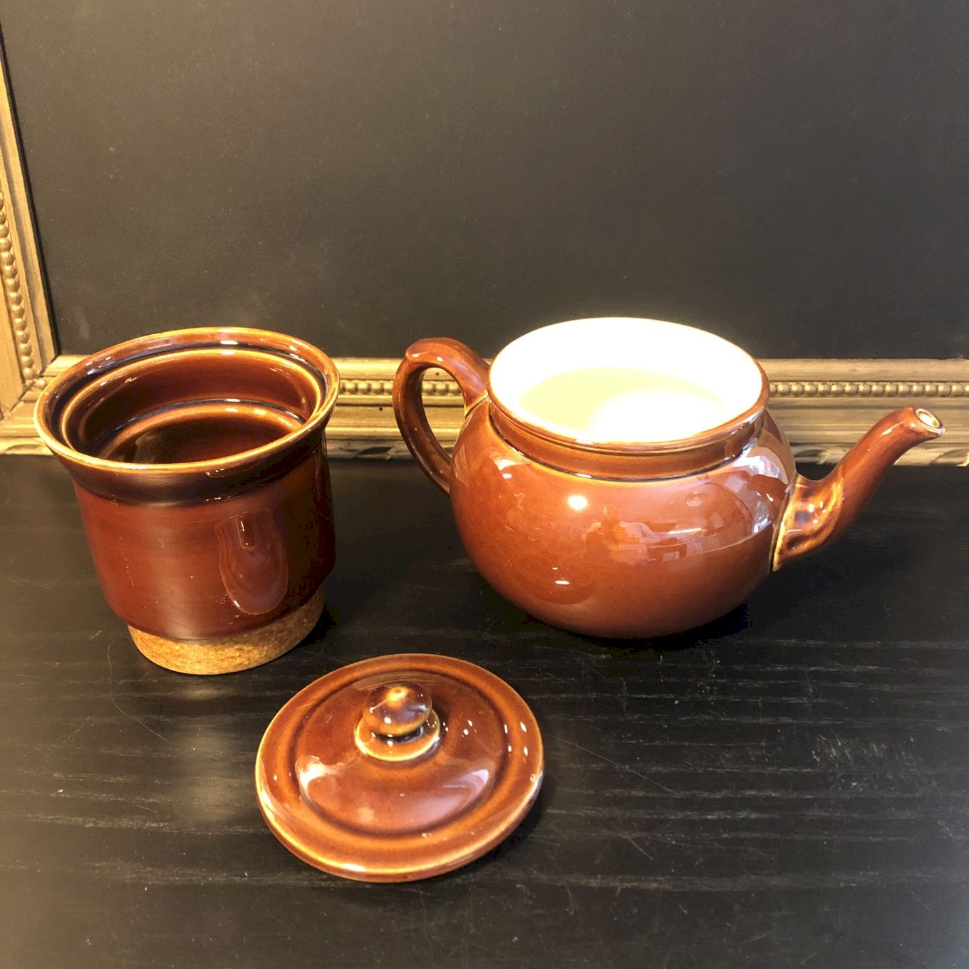 Théière Bistrot Vintage - Marron