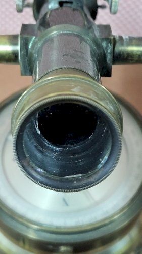 THEODOLITE GONIOMETRE EN LAITON BOUSSOLE A SANTI A MARSEILLE