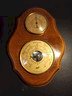 Thermomètre / Baromètre / Hygromètre Bois et Laiton Vintage TBE