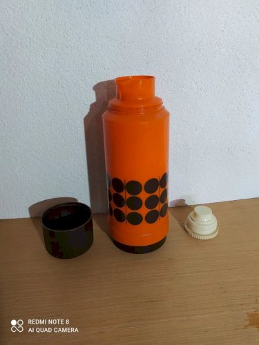 Thermos Orange Vintage Année 70