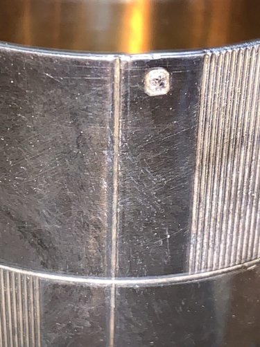 timbale argent massif minerve orfèvre Coignet écrin prénom Jeannette poids 85gr