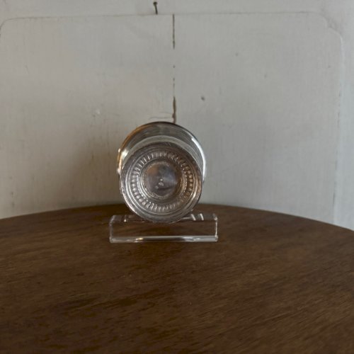 Timbale en argent XVIIIe pied douche godronné Soulard P de Girard M3625