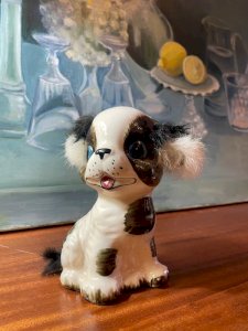 Tirelire chien vintage