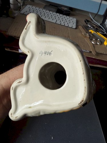 Tirelire En Céramique. Dragon .j 17 Cm Env Tbe