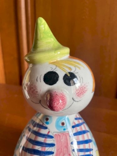 Tirelire vintage Italienne clown