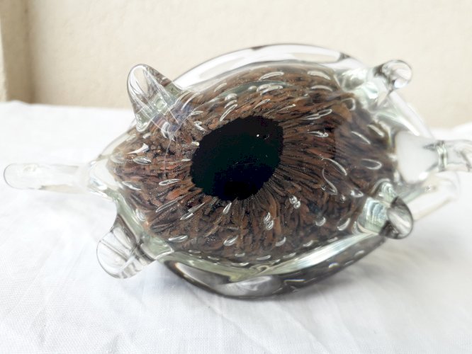 Tortue en verre style Murano