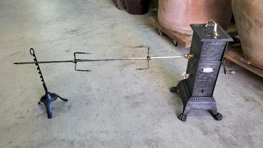 ANTIQUE MECHANICAL SPIT J ALRAM THIS OVERHAULED AND GUARANTEED NO. 1