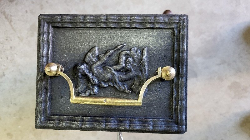 TOURNE BROCHE MECANIQUE ANCIEN J ALRAM CETTE REVISE ET GARANTIE N° 1