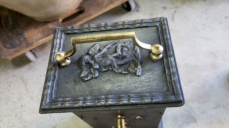 TOURNE BROCHE MECANIQUE ANCIEN J ALRAM CETTE REVISE ET GARANTIE N° 1